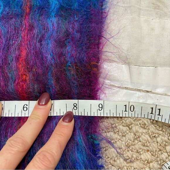 Ladies Royal ScotNeckwear Collection Wool and Mohair Jewel Toned Scarf - Picture 11 of 12